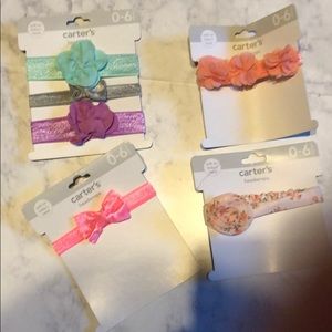 6 Baby girl head bands